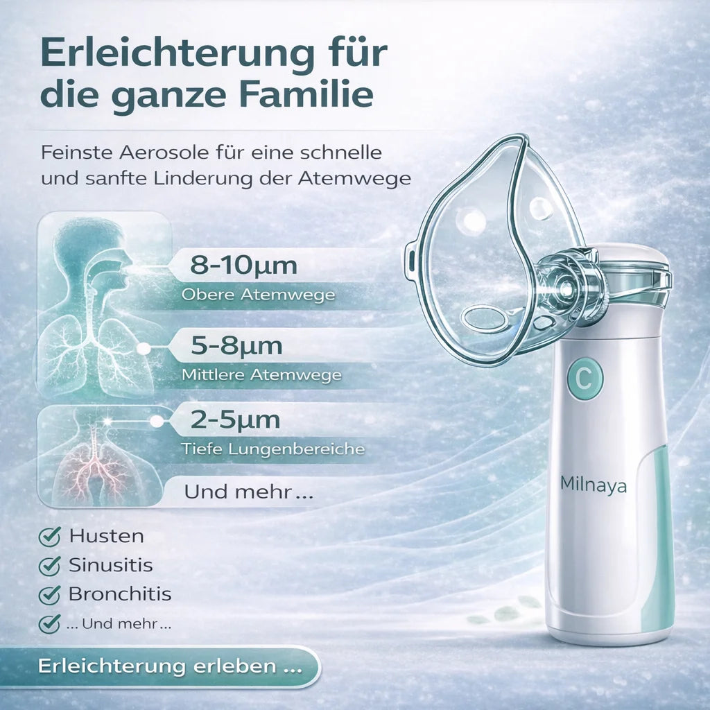 Milnaya | Ruhigeres Atmen und erholsamere Nächte für Ihr Kind