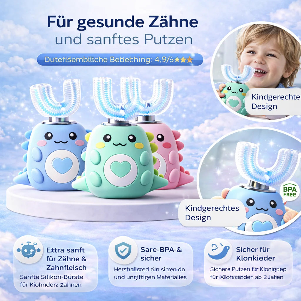 Milnaya DinoLächeln™ – 360° elektrische kinderzahnbürste
