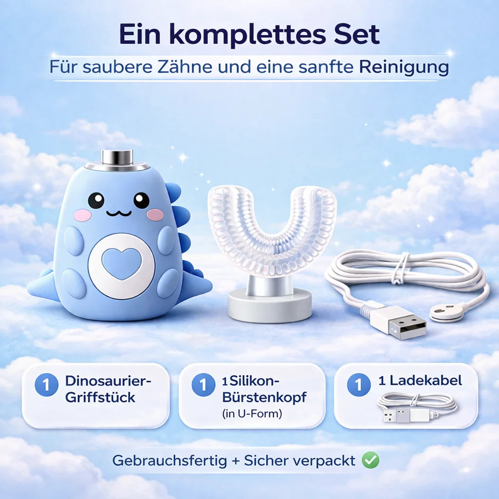 Milnaya DinoLächeln™ – 360° elektrische kinderzahnbürste