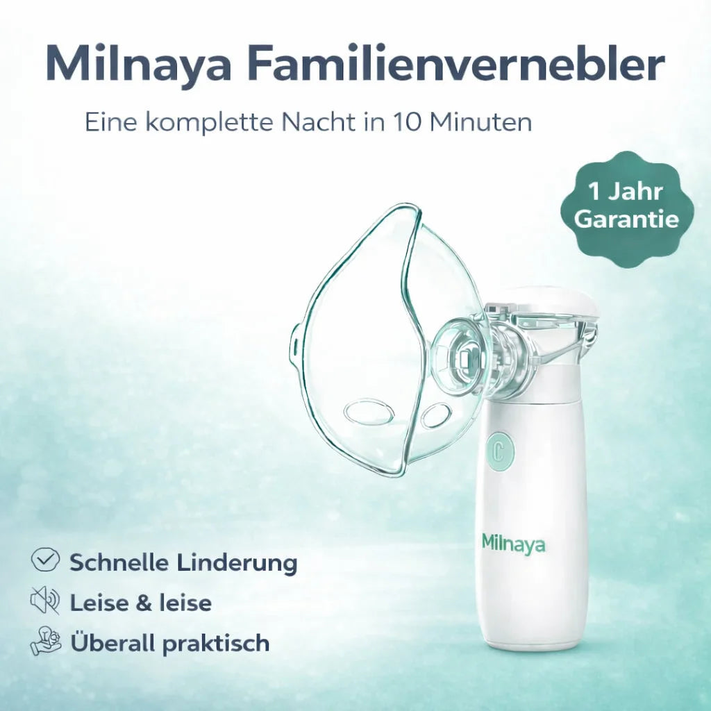 Milnaya | Ruhigeres Atmen und erholsamere Nächte für Ihr Kind
