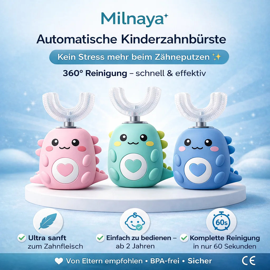 Milnaya DinoLächeln™ – 360° elektrische kinderzahnbürste