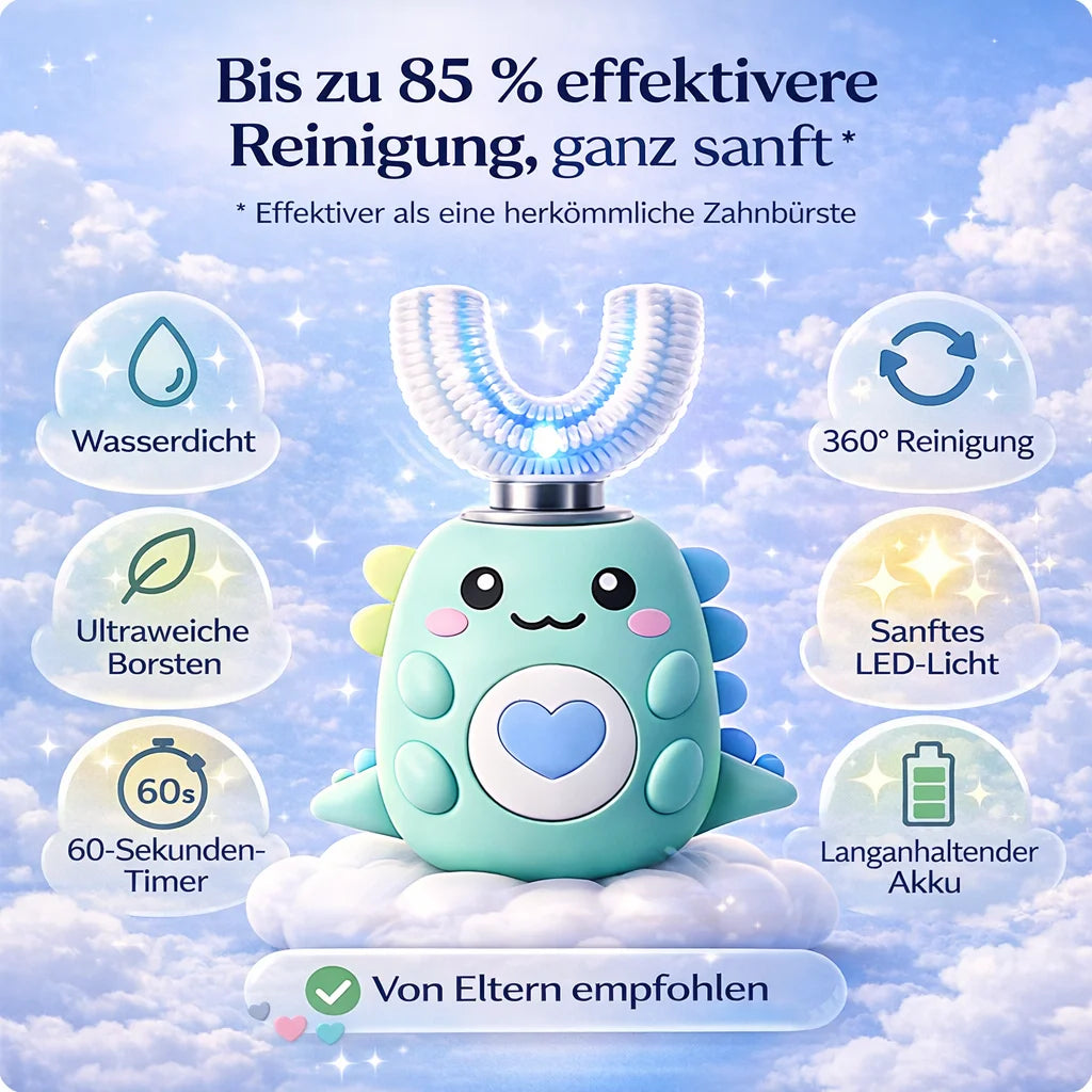 Milnaya DinoLächeln™ – 360° elektrische kinderzahnbürste