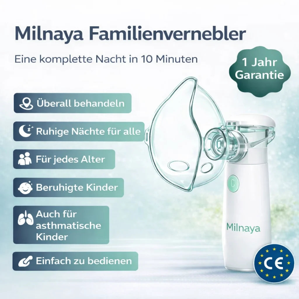 Milnaya | Ruhigeres Atmen und erholsamere Nächte für Ihr Kind